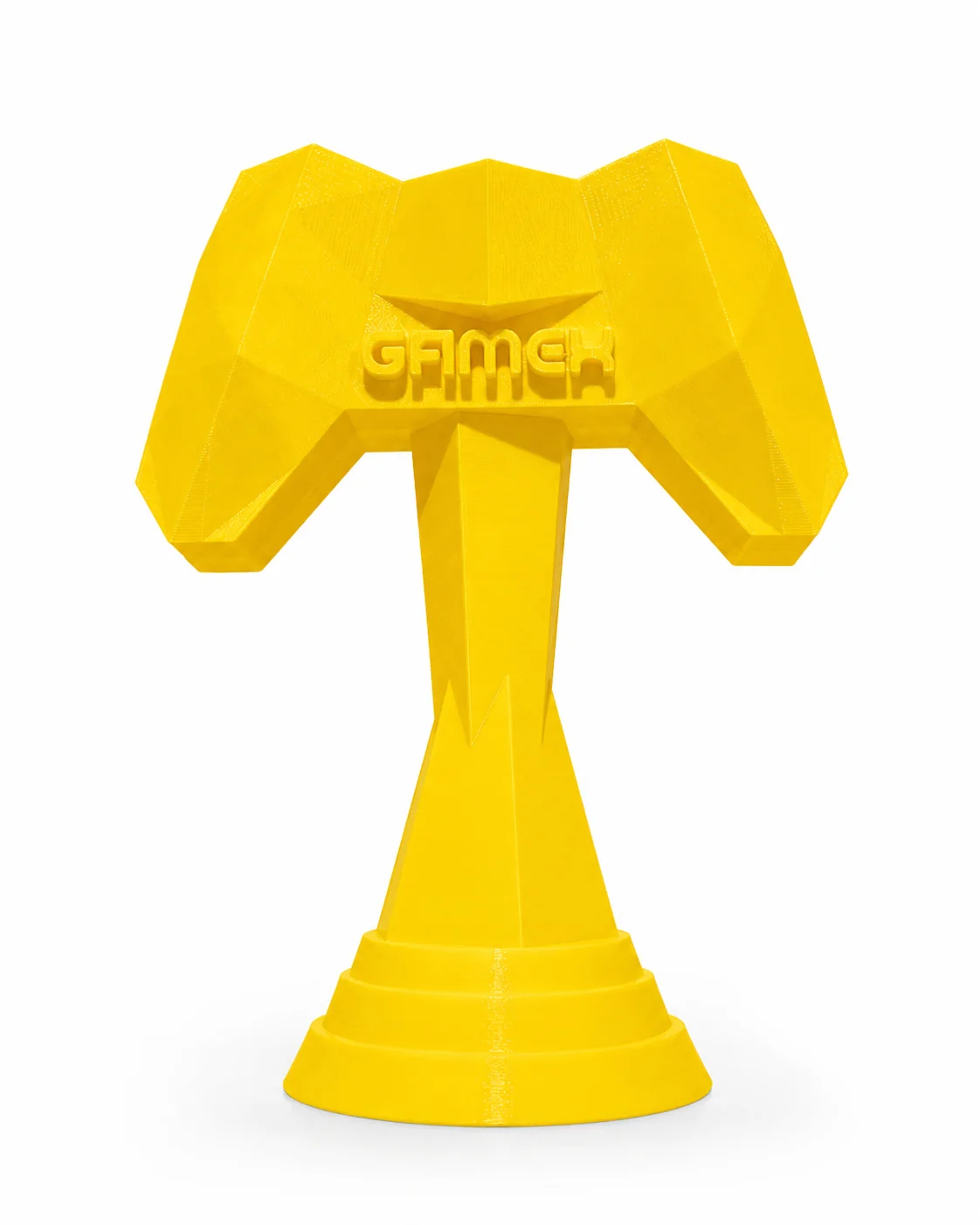 Trofeo gamer fabricado a la medida — fabricación híbrida KLP Printed